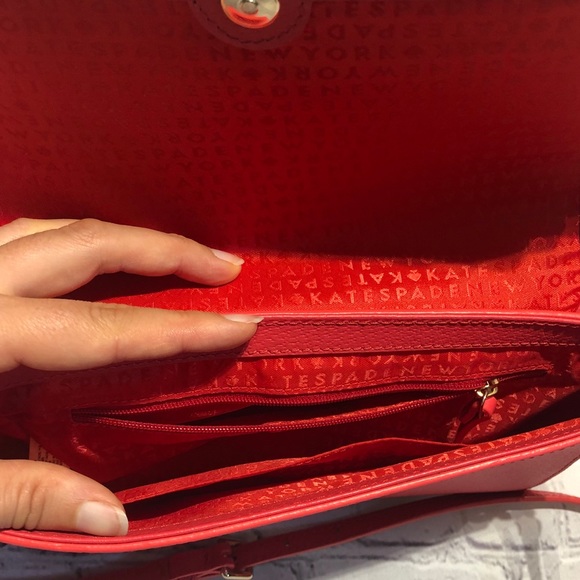 NWOT Kate Spade Crossbody Salmon-Pink Purse - Picture 7 of 13